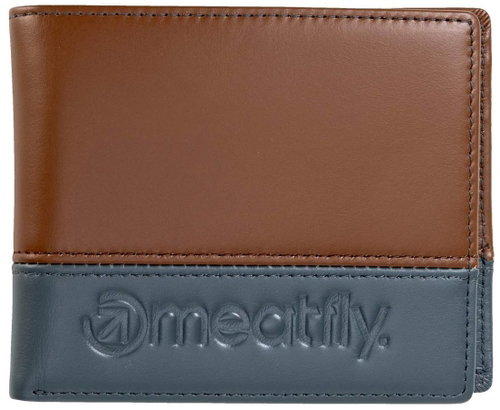 Meatfly Eddie Premium, blue/cool brown - Wallet - Main image