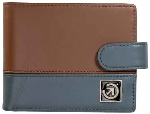 Meatfly Nathan Premium, Blue/Cool Brown Main image Meatfly Nathan Premium, Blue/Cool Brown - Wallet - Main image