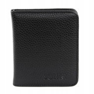 Solier SW50 Slim Leather wallet, black - Wallet