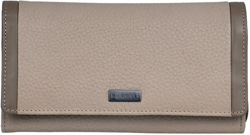 Bugatti Sina long Wallet with flap, beige - Wallet - Main image