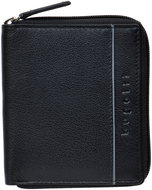 Bugatti Upright wallet with zipper black - Wallet