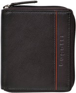 Bugatti Upright wallet with zipper brown - Wallet