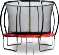 G21 SpaceJump, 305 cm, red, with safety net + free steps - Trampoline