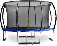 G21 SpaceJump, 366 cm, blue, with safety net + free steps - Trampoline