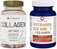 Pharma Activ Collagen Arthro tbl.90 + Vitamin K2 MK7 + D3 Forte 1000 I.U. tbl.125 - Kolagen