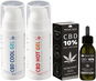 Pharma Activ CBD 10% Konopný olej 1000 mg 10 ml + 2 × CBD Gel Hot&Cool 75 ml - CBD