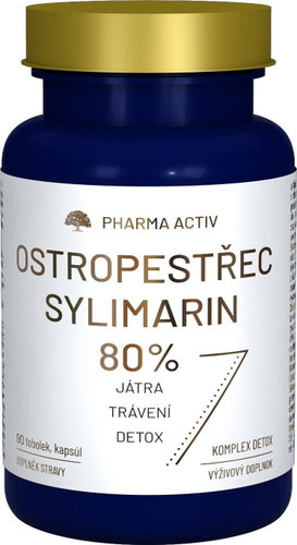 Pharma Activ Milk Thistle Sylimarin 80% 90 capsules - Milk Thistle - Main image