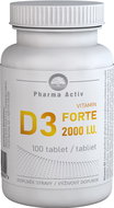 Pharma Activ Vitamin D3 Forte 2000 I. U. 100 tablets - Vitamin D3