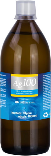 Pharma Activ Koloidní stříbro Ag100 10ppm 1000 ml - Colloidal Silver - Main image