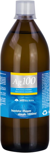 Pharma Activ Koloidní stříbro Ag100 25ppm 1000 ml - Colloidal Silver - Main image