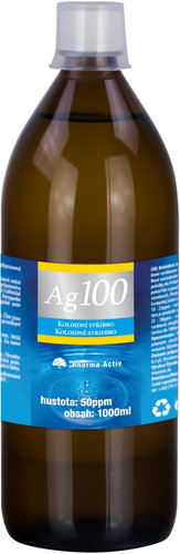 Pharma Activ Koloidní stříbro Ag100 50ppm 1000 ml - Colloidal Silver - Main image