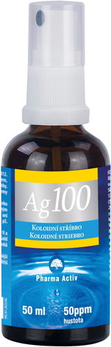 Pharma Activ Koloidní stříbro Ag100 50ppm spray 50 ml - Colloidal Silver - Main image
