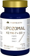 Pharma Activ Lipozomal K2 MK7 + D3 forte 120 tobolek - Vitamins