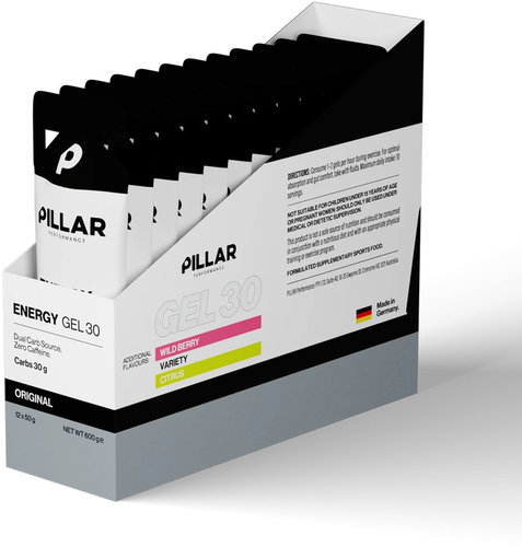 Pillar Performance Energy gel 30 Original 12 × 50g Main image Pillar Performance Energy gel 30 Original 12 × 50g - Energy Gel - Main image