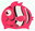 Kids swimming cap Nemo pink