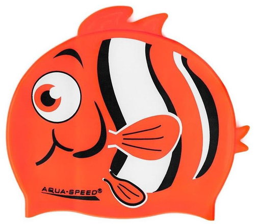 Aqua-Speed Children's swimming cap Nemo orange - Bathing Cap - Main image