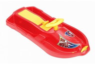 PLASTKON Boby řiditelné Snow formule 93×43×21cm červená - Bobsled