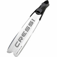 Cressi Freediving Fins Gara Turbo Impulse, 42/43 white - Fins