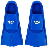 Acra Short Training Fins, Blue, 45-46 - Fins