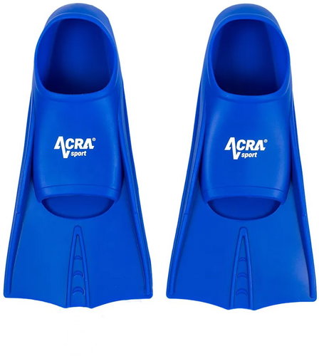 Acra Short Training Fins, Blue, 45-46 - Fins - Main image