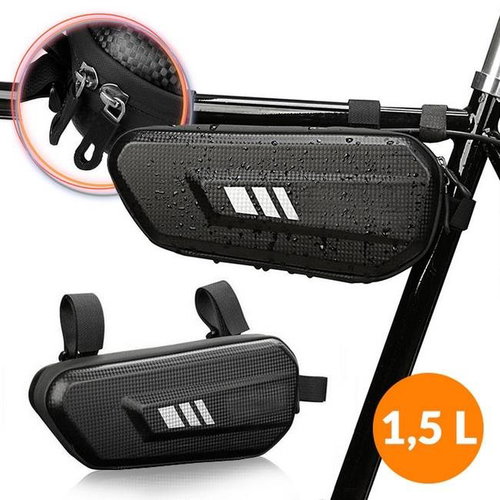 TopQ Frame bike frame case black 1,5L - Bike Bag - Main image