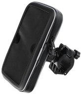 Blue Star mobile phone holder for bicycle black - Phone holder