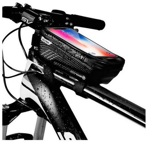WildMan E2 waterproof bike frame case black XL - Bike Bag - Main image
