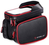 TopQ WHEEL UP mobile phone case for bike black - red XL - Bike Bag