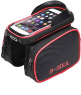 B-SOUL mobile phone case for bike black - red XL - Bike Bag