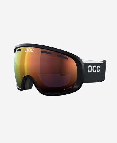 POC Fovea Uranium Black/Spectris Orange one size - Ski Goggles - Main image