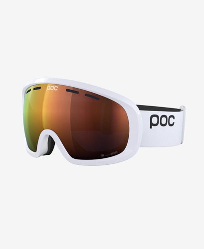 POC Fovea Mid Clarity Hydrogen White/Spektris Orange one size - Ski Goggles - Main image