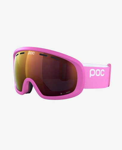 POC Fovea Mid Clarity Actinium Pink/Spektris Orange one size - Ski Goggles - Main image
