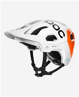 POC Tectal Race SPIN NFC Hydrogen White/Fluorescent Orange AVIP XL – XXL/59 – 62 (XL – XXL) - Prilba na bicykel