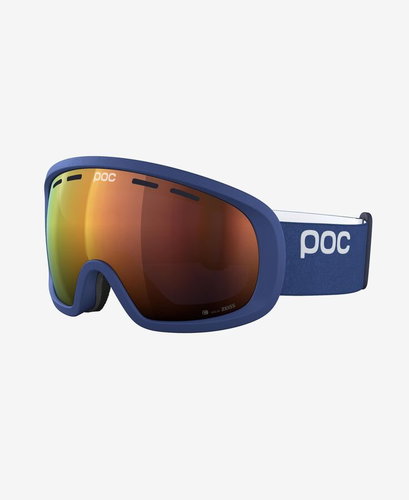 POC Fovea Mid Clarity, Lead Blue/Spektris Orange, One Size - Ski Goggles - Main image