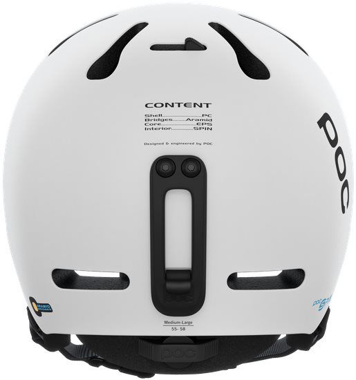 POC Fornix SPIN Hydrogen White XLX (59-62 cm) - Sísisak