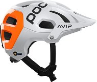 POC Tectal Race MIPS NFC sisak, Hydrogen White/Fluorescent Orange AVIP - Kerékpáros sisak