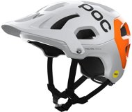 POC Tectal Race MIPS NFC sisak, Hydrogen White/Fluorescent Orange AVIP MED - Kerékpáros sisak