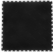 SEDCO PVC Podlaha ECO - T LOCK - Diamond, 498 × 498 × 6,5 mm, černá - Tlumící podložka