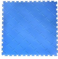 SEDCO PVC Podlaha ECO - T LOCK - Diamond, 498 × 498 × 6,5 mm, modrá - Tlumící podložka