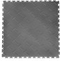 SEDCO PVC Podlaha ECO - T LOCK - Diamond, 498 × 498 × 6,5 mm, tmavě šedá - Damping Pad