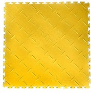 SEDCO PVC Podlaha ECO - T LOCK - Diamond, 498 × 498 × 6,5 mm, žlutá - Damping Pad