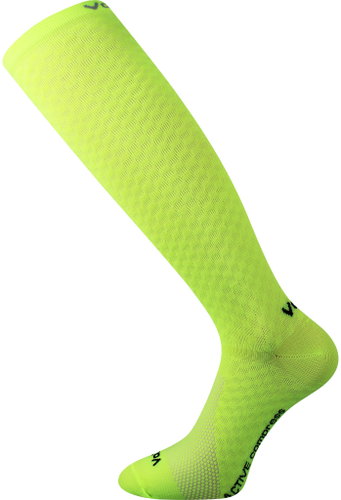VoXX compression knee socks yellow neon (Lithe) L - Sportovní podkolenky - Main image