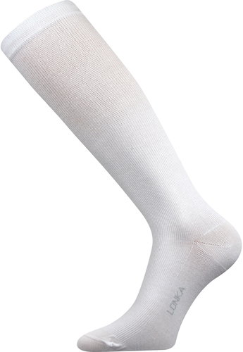 Lonka White compression knee socks (Kooperan) M - knee socks - Main image