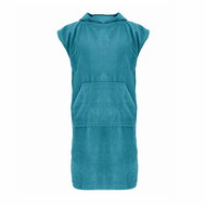 Agama premium cotton poncho, 2XL/3XL steel blue - Towel Poncho