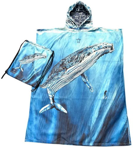 Ocean Armour Humpback poncho S/M - Towel Poncho - Main image