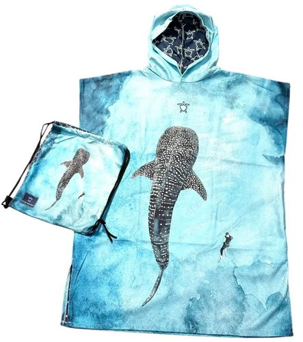Ocean Armour Shark Whale Poncho - Towel Poncho - Main image
