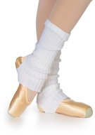 Papillon baletní návleky, 40 cm, bílé - Leg Warmers