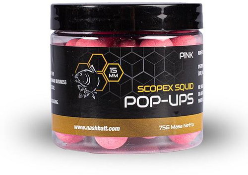 Nash Pop - Up Scopex Squid Pink 75 g 12 mm - Pop-up Boilies - Main image