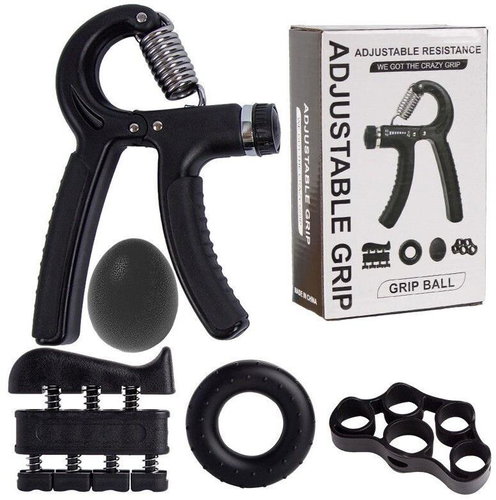 Merco Grip 5 Hand Strengthening Set Black - Hand exerciser - Main image