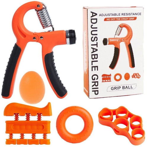 Merco Grip 5 sada na posilování rukou oranžová - Posilovač prstů - Hlavní obrázek